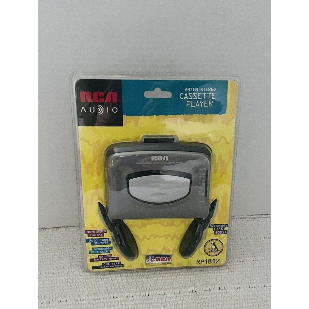RCA FM/AM Cassette Player Model: RP1812